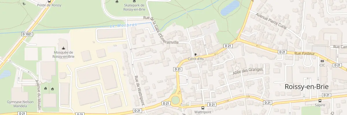 Plan du 54 Rue Pasteur à Roissy-en-Brie