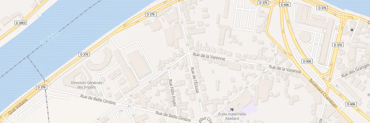 Plan du 12 Rue de l’Ecluse à Melun