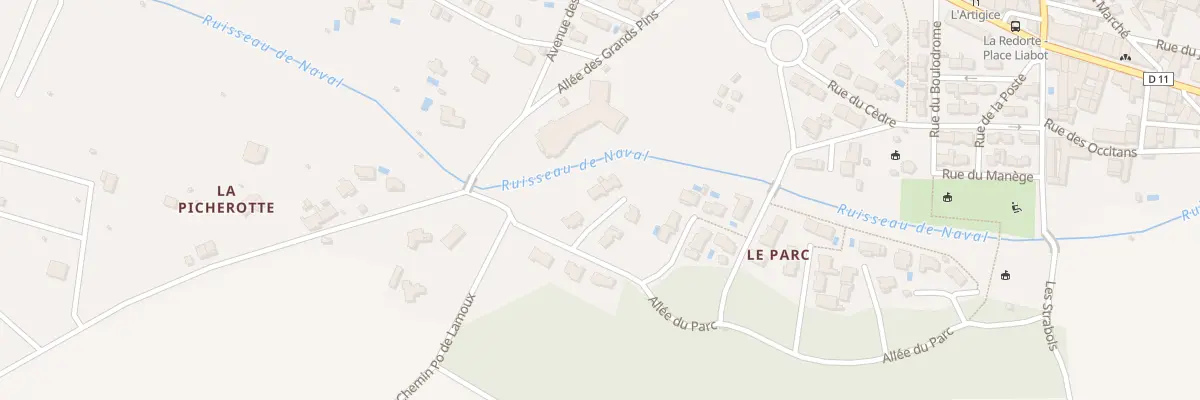 Plan du 24 Lot du Parc 1 à La Redorte