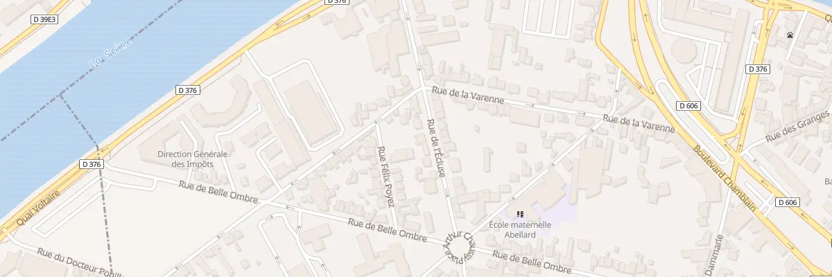 Plan du 16 Rue de l’Ecluse à Melun