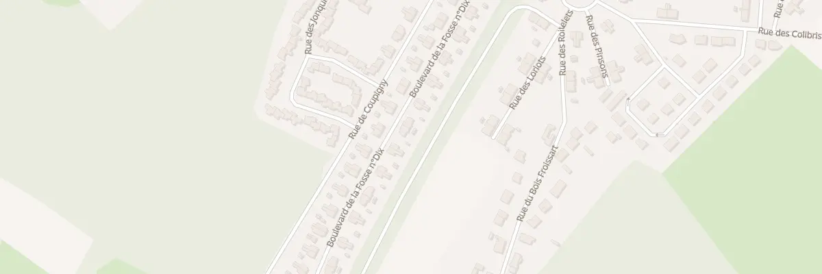 Plan du 99 Bd de la Fosse 10 à Hersin-Coupigny