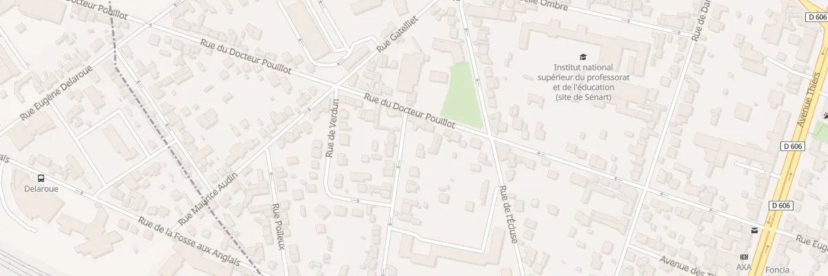 Plan du 43 Rue du Docteur Pouillot à Melun