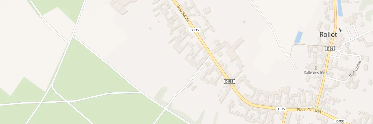 Plan du 29 Rue Haute à Rollot