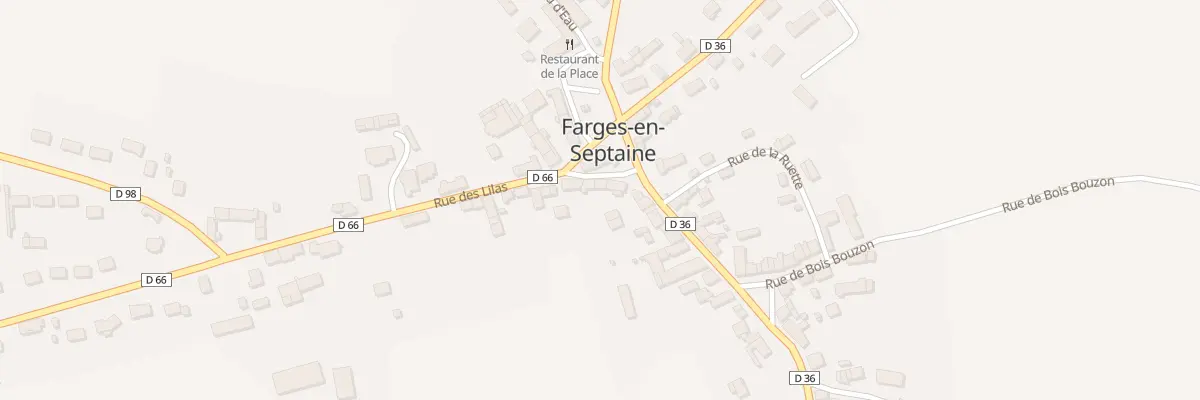Plan du 1 Rue des Lilas à Farges-en-Septaine