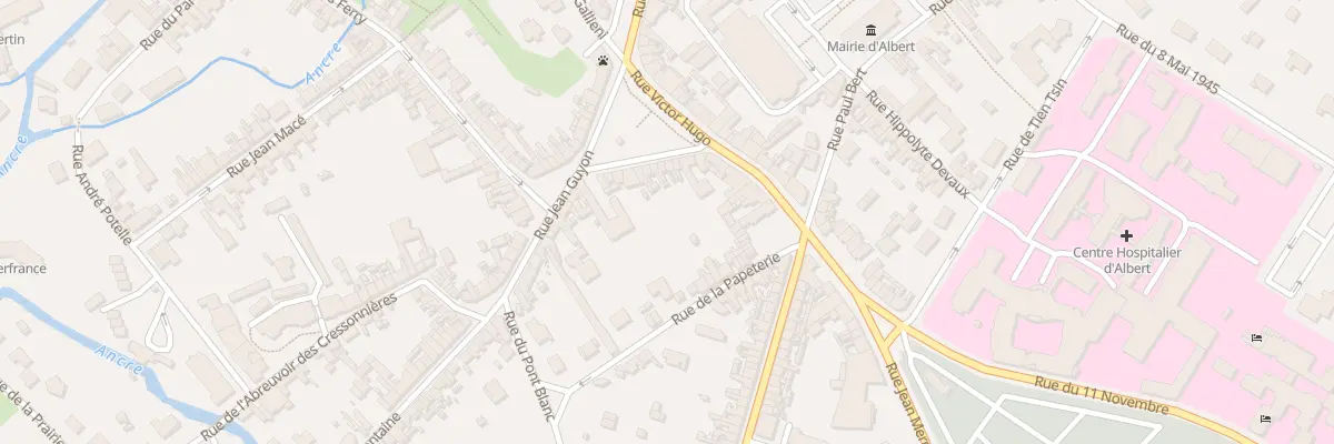 Plan du 17 Rue Firmin Lalliez à Albert