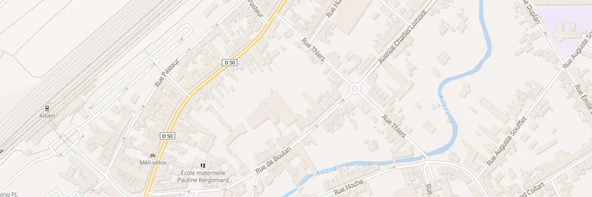 Plan du 79 Rue de Boulan à Albert