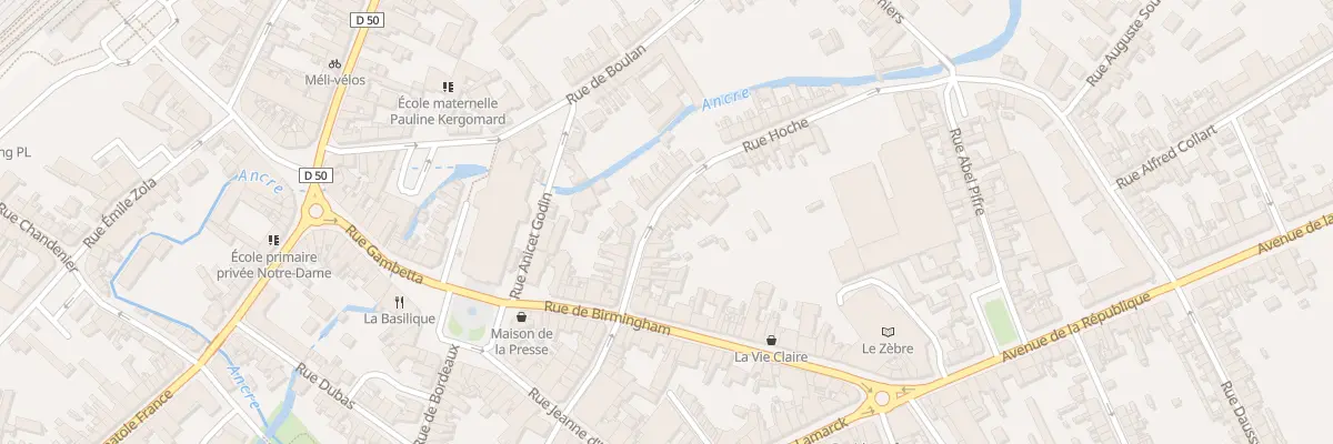 Plan du 18 Rue Hoche à Albert