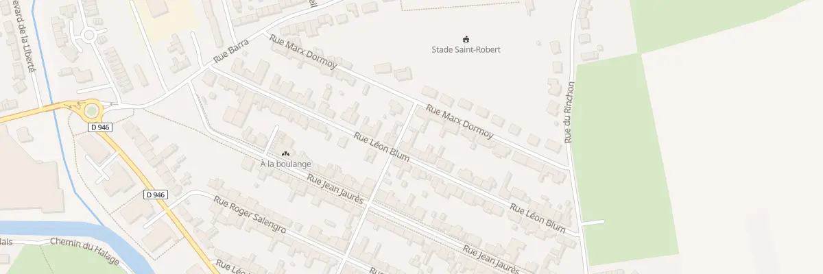 Plan du 39 Rue Leon Blum à Merville