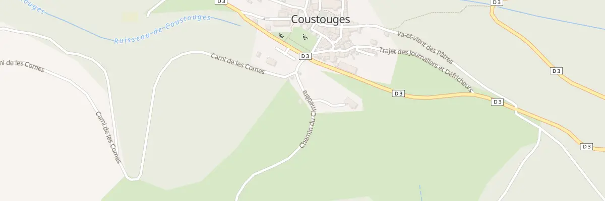 Plan du 9001 Puig Petit à Coustouges