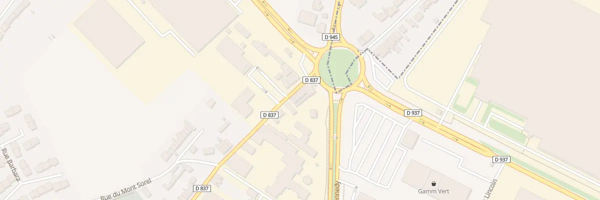 Plan du 684 Rue du Pont de Pierres à Béthune
