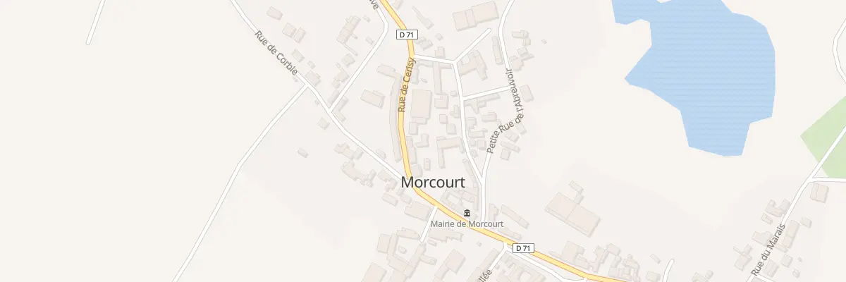 Plan du 8 Rue de Cerisy à Morcourt