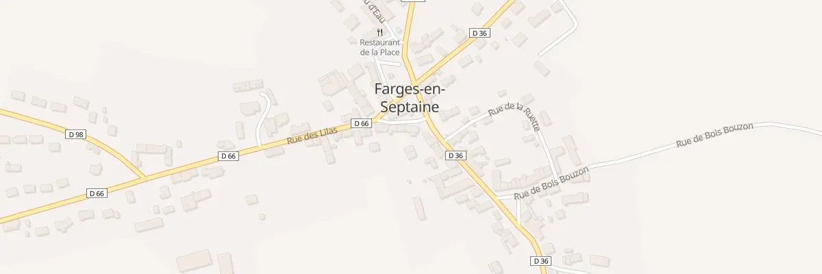 Plan du 2 Rue des Epinettes à Farges-en-Septaine