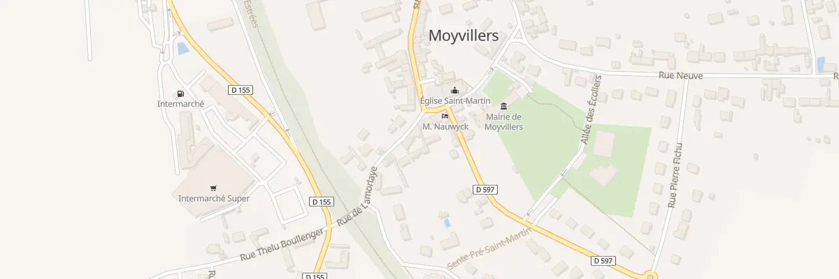 Plan du 39 Rue de Lamorlaye à Moyvillers