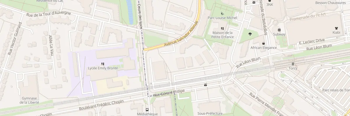 Plan du 2 Rue Gerard Philipe à Torcy