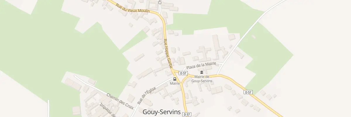 Plan du 2 Rue Happe Garbe à Gouy-Servins