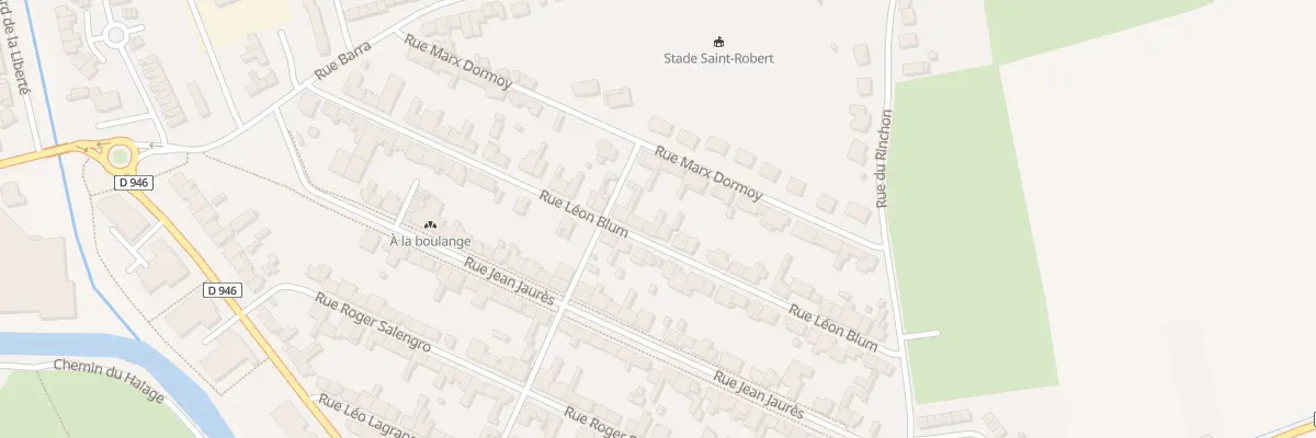 Plan du 43 Rue Leon Blum à Merville