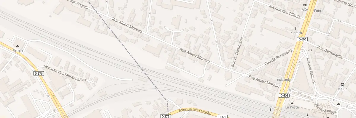 Plan du 21 Rue Albert Moreau à Melun