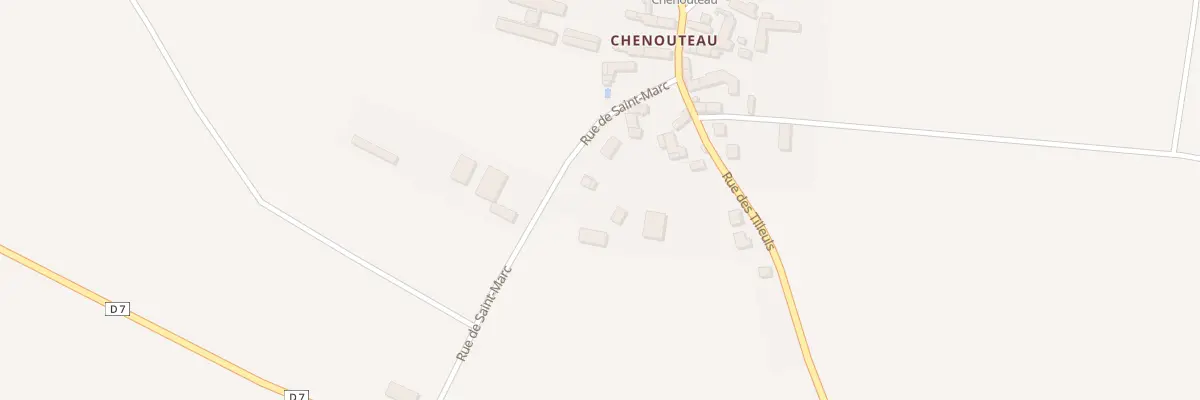 Plan du 7 Rue de Saint Marc à Chenou