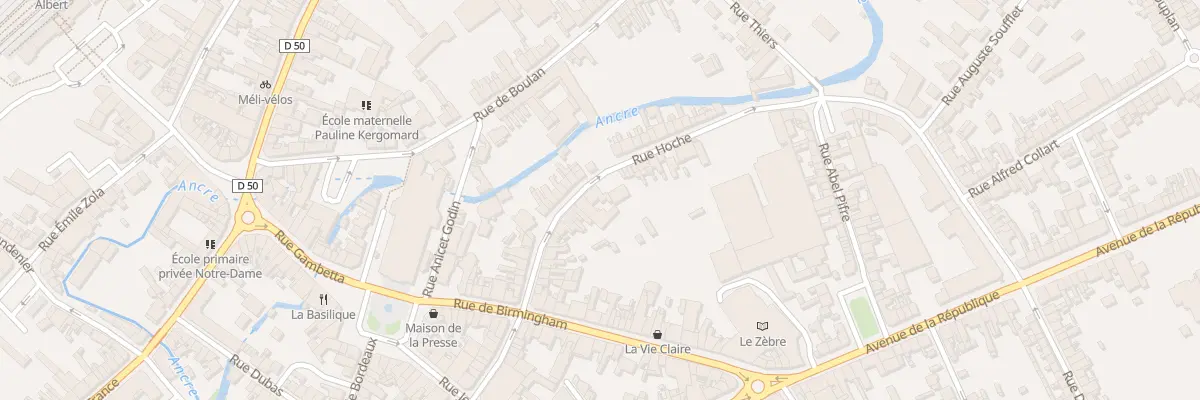 Plan du 30 Rue Hoche à Albert