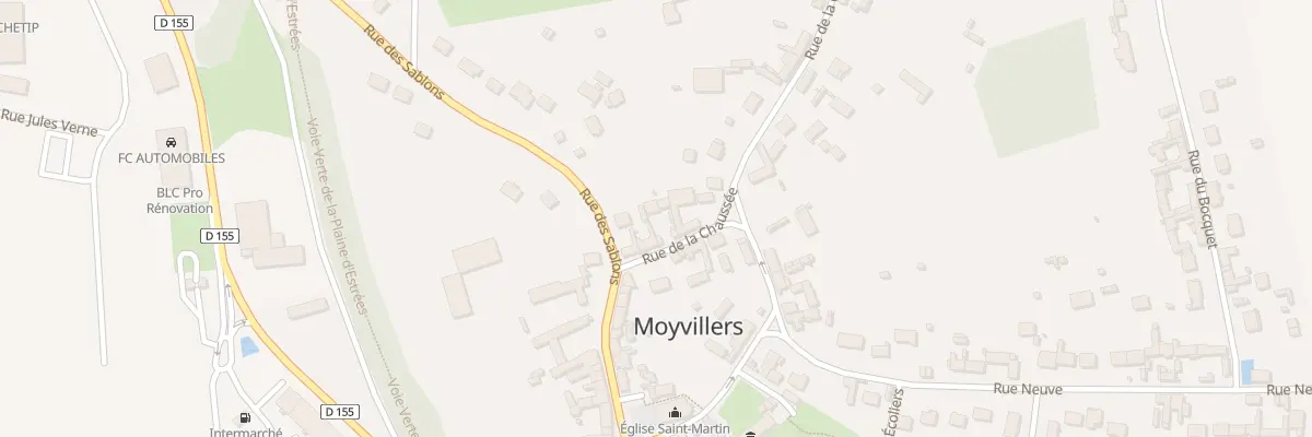 Plan du 27 Rue de la Chaussée à Moyvillers