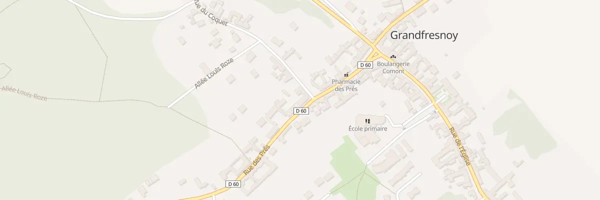 Plan du 90 Rue des Prés à Grandfresnoy