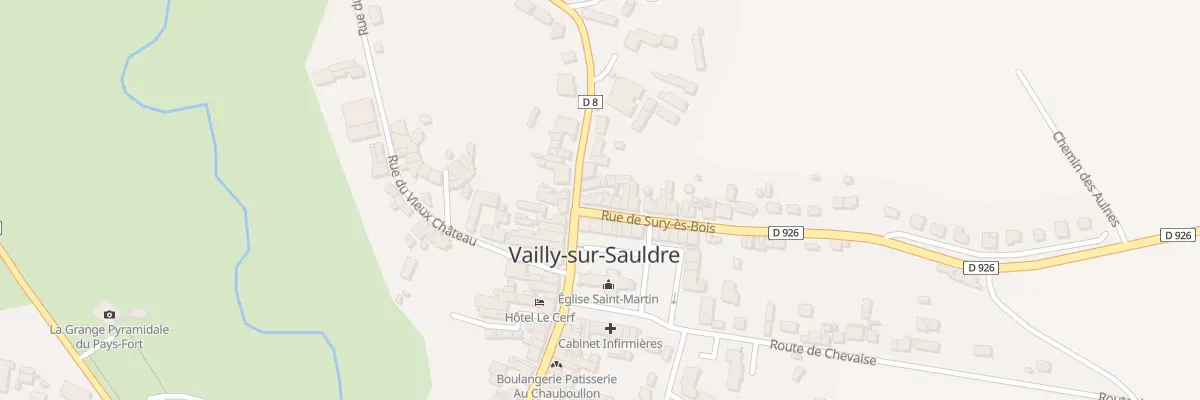 Plan du 1 Rue de Sury-Ès-Bois à Vailly-sur-Sauldre