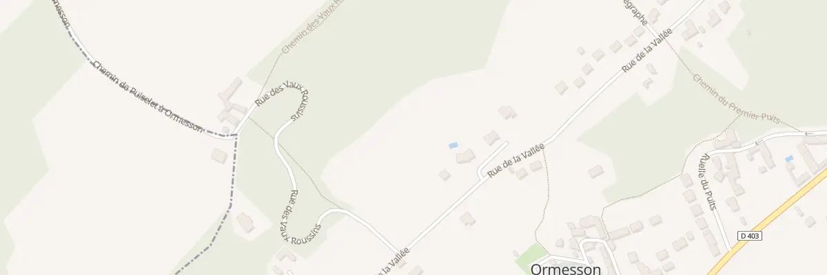 Plan du 11 Rue de la Vallée à Ormesson