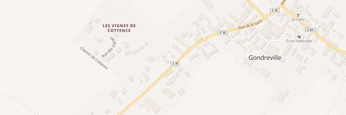 Plan du 30 Rue de la Gare à Gondreville