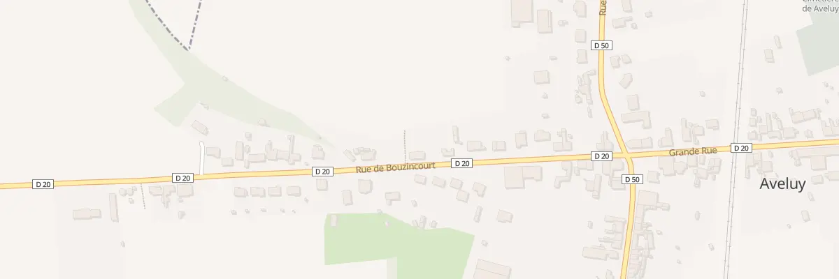 Plan du 15 Rue de Bouzincourt à Aveluy
