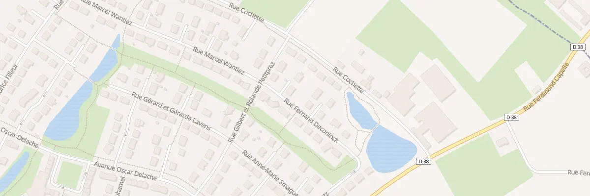 Plan du 14 Rue Fernand Deconinck à Merville