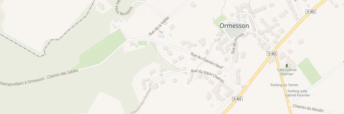 Plan du 9 Che Neuf à Ormesson