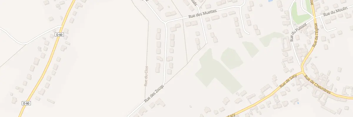 Plan du 320 Rue des Zocqs à Grandfresnoy