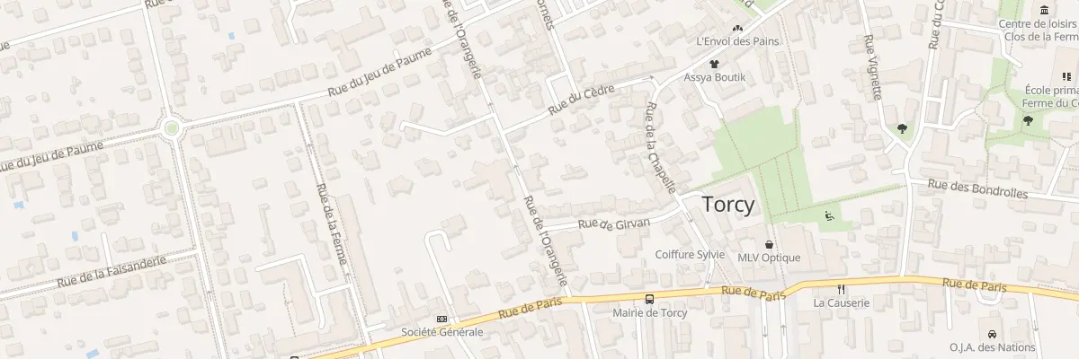 Plan du 8 Rue de l’Orangerie à Torcy