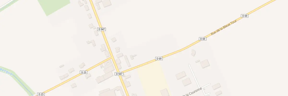 Plan du 889 Rue d’Estaires à Vieux-Berquin