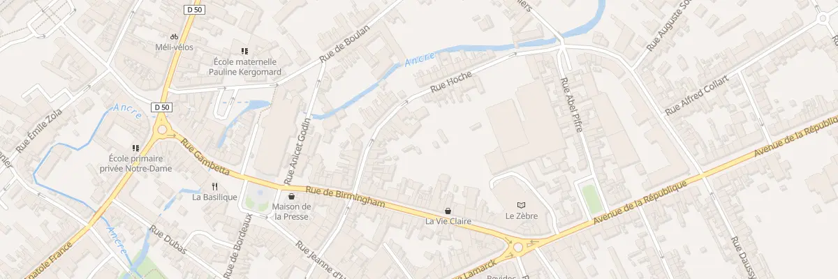 Plan du 28 Rue Hoche à Albert