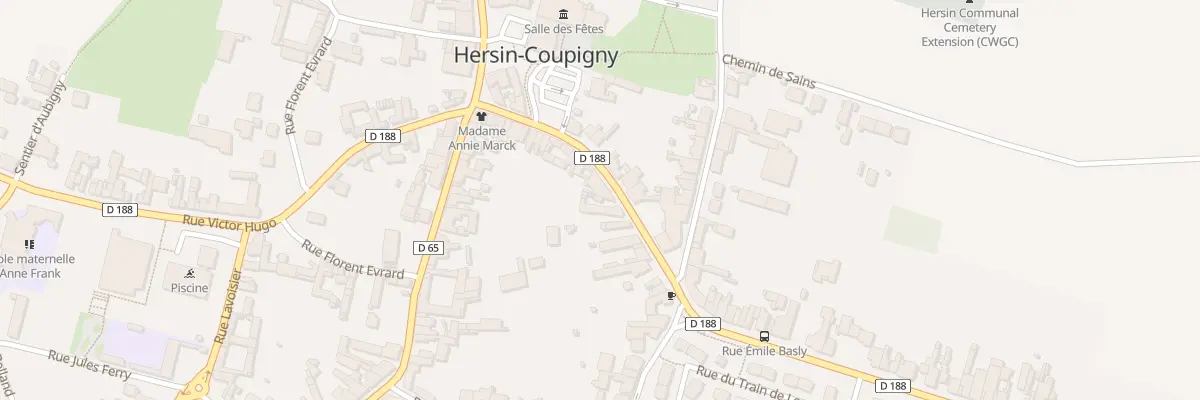 Plan du 26 Rue Emile Basly à Hersin-Coupigny