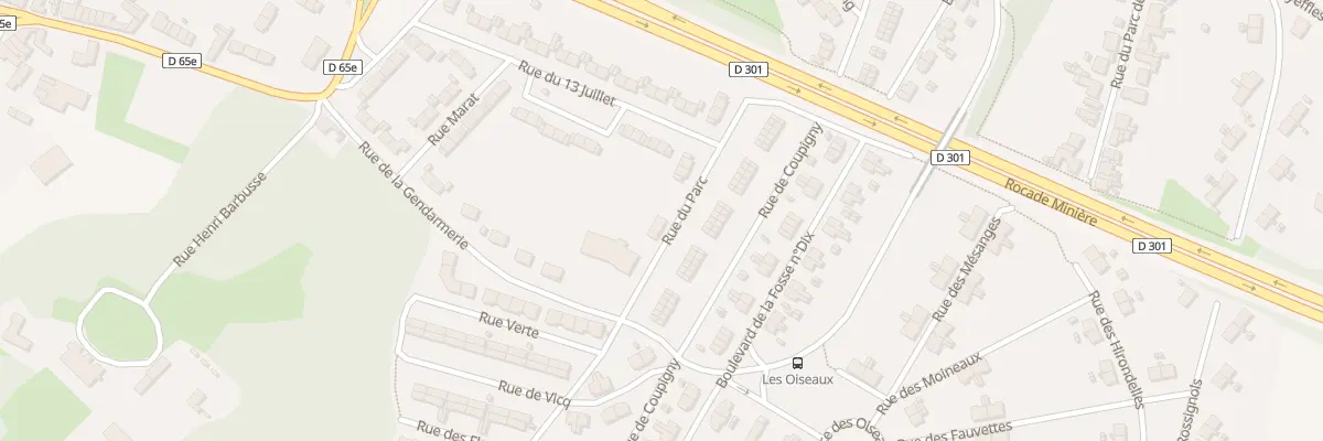 Plan du 10 Rue du Parc à Hersin-Coupigny