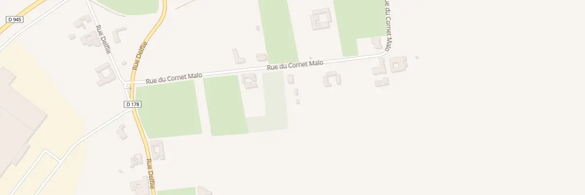 Plan du 401 Rue du Cornet Malo à Lestrem