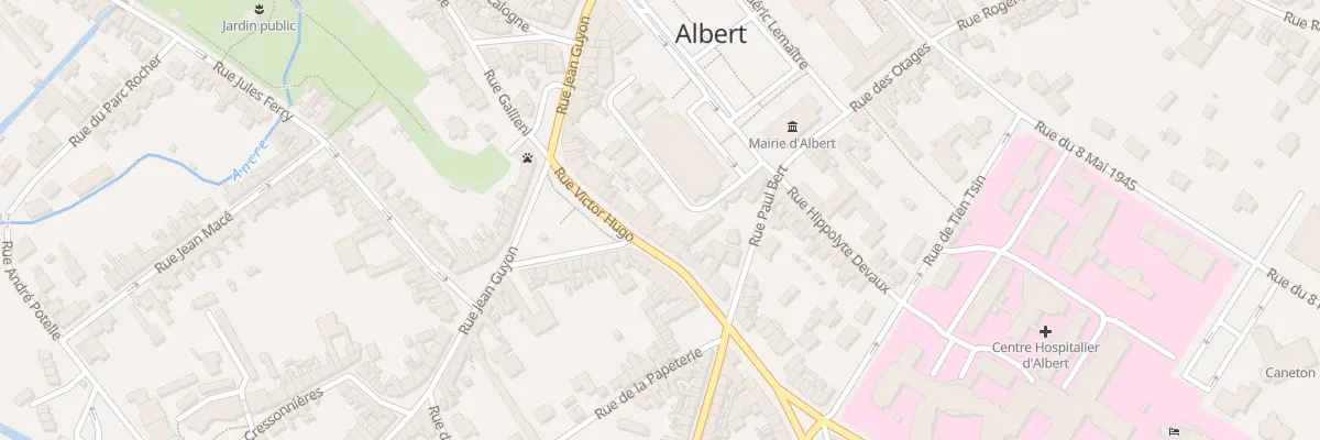 Plan du 31 Rue Victor Hugo à Albert
