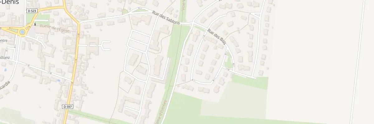 Plan du 10 Rue des Epis à Estrées-Saint-Denis