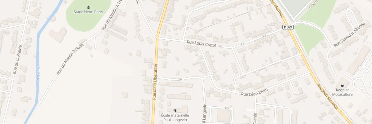 Plan du 59 Rue Louis Cretel à Albert