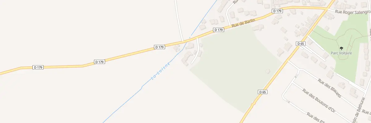 Plan du 4 Res du Blamont Rue de Barlin à Nœux-les-Mines