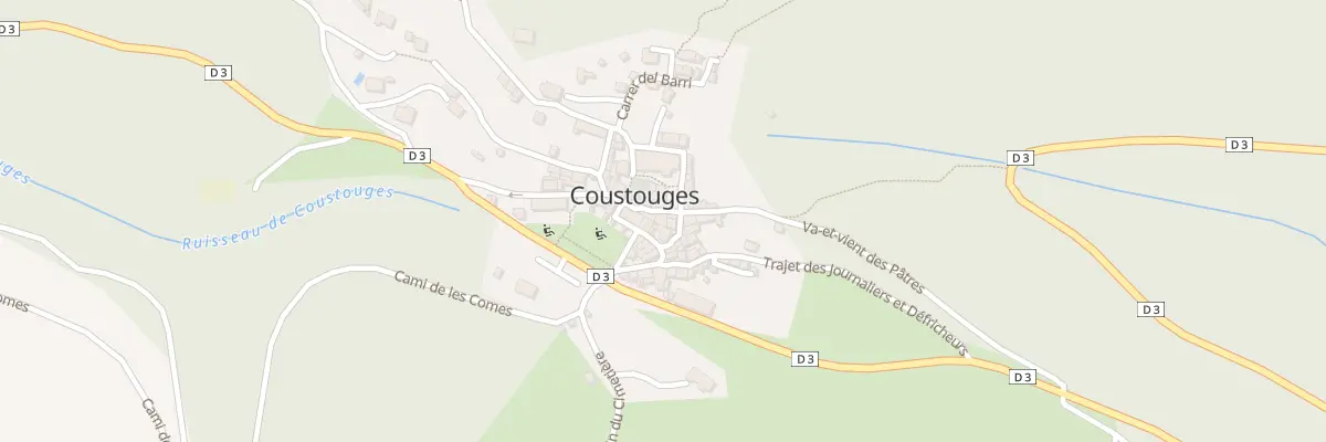 Plan du 29 Le Village à Coustouges