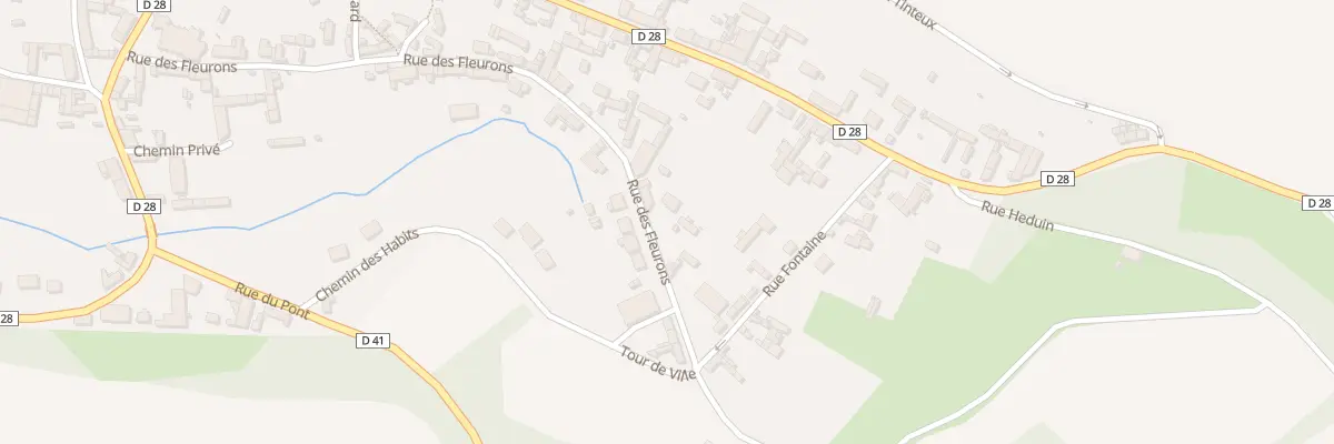 Plan du 5300 Rue des Fleurons à Caix