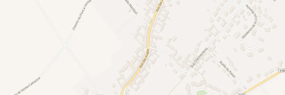 Plan du 399 Rue des Auges à Grandfresnoy