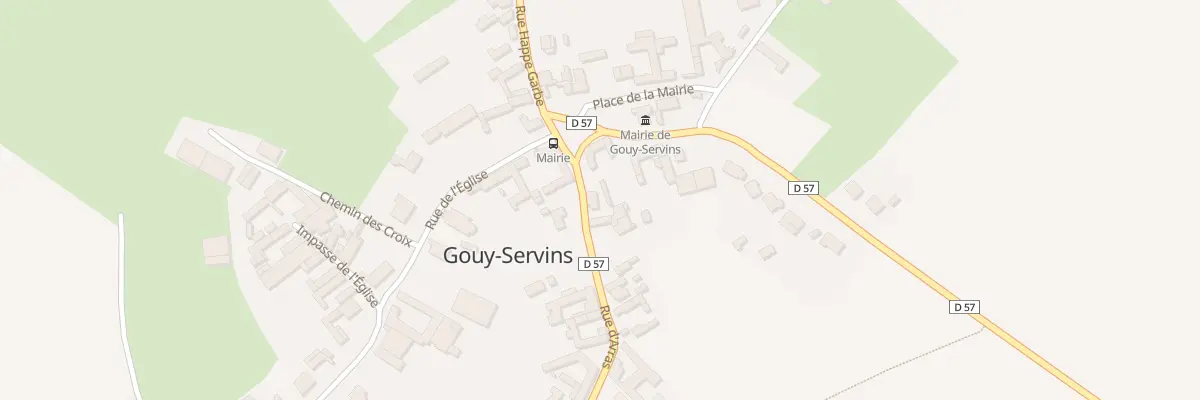 Plan du 1 Rue d’Arras à Gouy-Servins