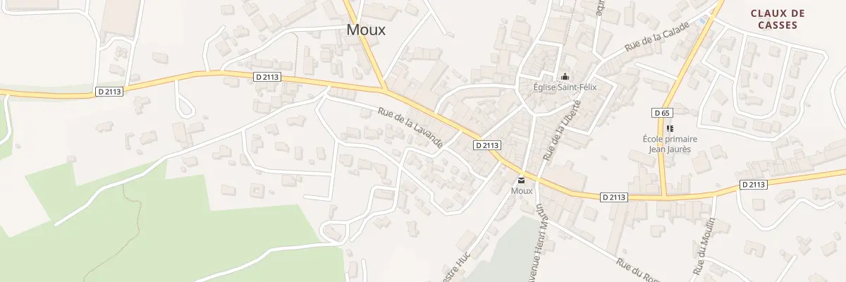 Plan du 213G Le Village à Moux