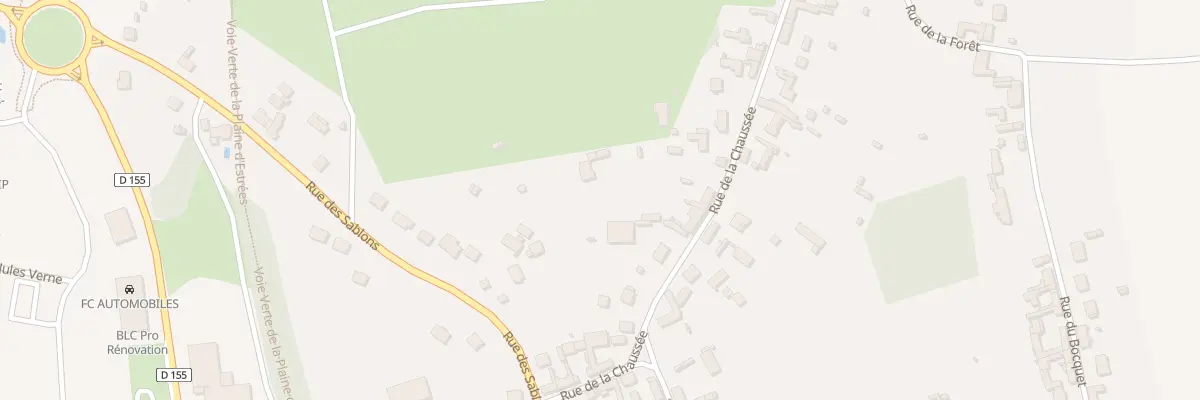 Plan du 201 Rue de la Chaussée à Moyvillers