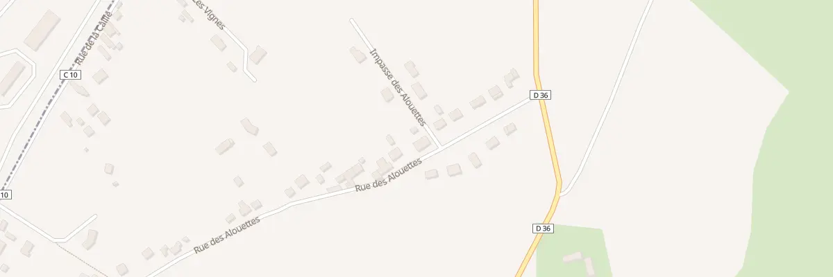Plan du 12 Rue des Alouettes à Farges-en-Septaine