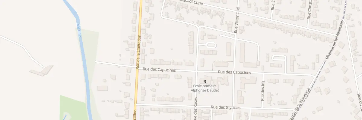 Plan du 33 Rue des Capucines à Albert